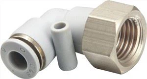 Žalvario nikeliu dengti ankštiniai augalai 90 laipsnių vyriškos alkūnės pneumatinis montavimas